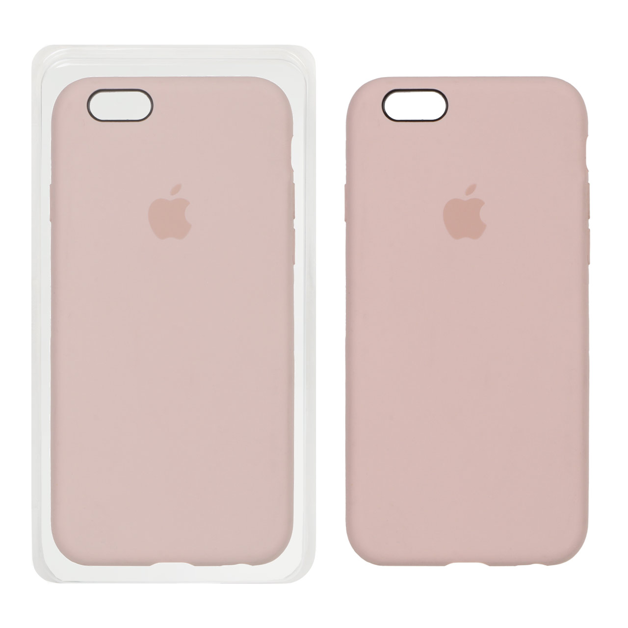 قاب سیلیکونی پاک کنی اورجینال Apple iPhone 6 / iPhone 6s - صورتی چرک (پک اصلی)